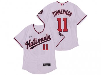 Washington Nationals #11 Ryan Zimmerman Alternate White Flex Base Jersey