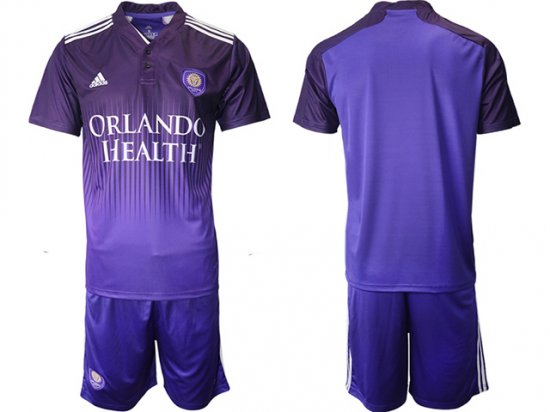 Club Orlando City SC Blank Home Purple 2021/22 Soccer Jersey