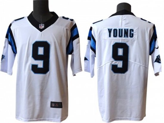Carolina Panthers #9 Bryce Young White Vapor Limited Jersey