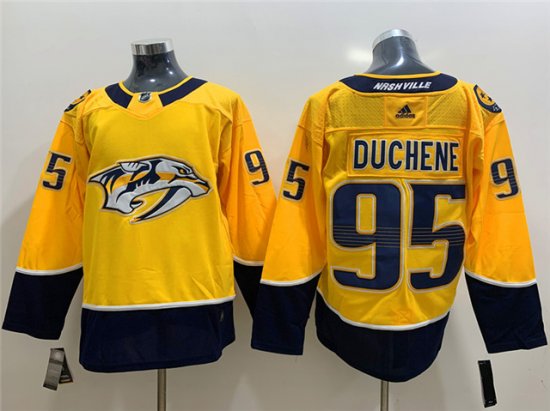 Nashville Predators #95 Matt Duchene Gold Jersey