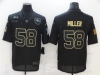 Denver Broncos #58 Von Miller 2020 Black Salute To Service Limited Jersey