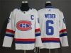 Montreal Canadiens #6 Shea Weber White 100 Classic Jersey