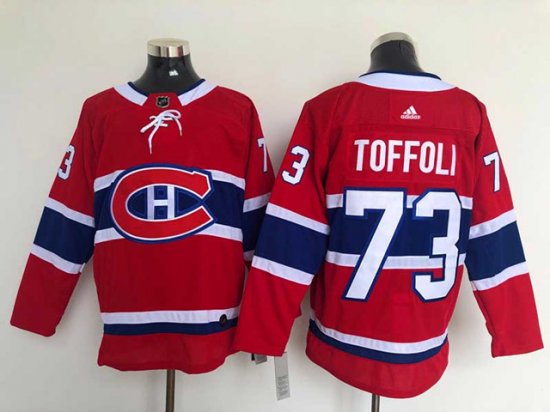 Montreal Canadiens #73 Tyler Toffoli Red Authentic Jersey