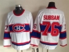 Montreal Canadiens #76 P.K. Subban 1946 CCM Vintage White Jersey