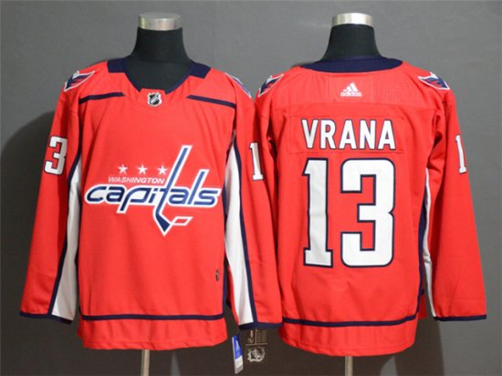 Washington Capitals #13 Jakub Vrana Red Jersey