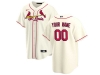 St. Louis Cardinals Custom #00 Cream Cool Base Jersey