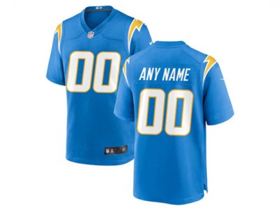 Los Angeles Chargers #00 Powder Blue Vapor Limited Custom Jersey