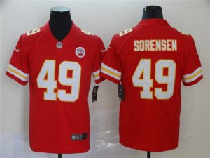 Kansas City Chiefs #49 Daniel Sorensen Red Vapor Limited Jersey