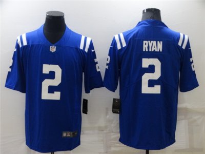 Indianapolis Colts #2 Matt Ryan Blue Vapor Limited Jersey