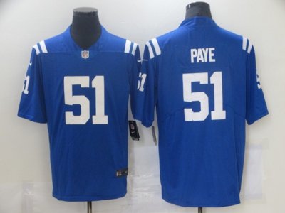 Indianapolis Colts #51 Kwity Paye Blue Vapor Limited Jersey