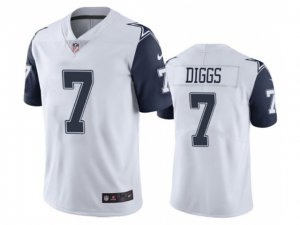 Youth Dallas Cowboys #7 Trevon Diggs White Alternate Vapor Limited Jersey