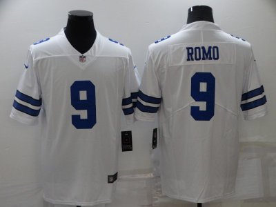 Dallas Cowboys #9 Tony Romo White Vapor Limited Jersey