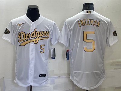 Los Angeles Dodgers #5 Freddie Freeman White 2022 MLB All-Star Game Flex Base Jersey
