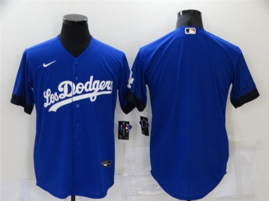 Los Angeles Dodgers Royal Blue 2021 City Connect Cool Base Team Jersey