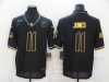 Atlanta Falcons #11 Julio Jones 2020 Black Gold Salute To Service Limited Jersey