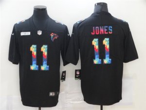 Atlanta Falcons #11 Julio Jones Black Rainbow Vapor Limited Jersey