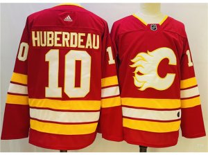 Calgary Flames #10 Jonathan Huberdeau Alternate Red Jersey