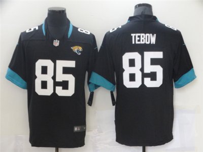 Jacksonville Jaguars #85 Tim Tebow Black Vapor Limited Jersey