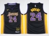 Los Angeles Lakers #24 Kobe Bryant Black Black Mamba Swingman Jersey