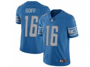 Detroit Lions #16 Jared Goff Blue Vapor Limited Jersey