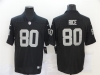 Las Vegas Raiders #80 Jerry Rice Black Vapor Limited Jersey
