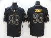 Las Vegas Raiders #98 Maxx Crosby Black Black Gold Vapor Limited Jersey