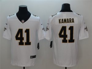 New Orleans Saints #41 Alvin Kamara White Vapor Limited Jersey