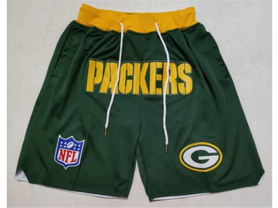 Green Bay Packers Just Don "Packers" Green Football Shorts