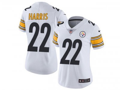 Women's Pittsburgh Steelers #22 Najee Harris White Vapor Limited Jersey