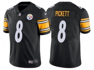 Youth Pittsburgh Steelers #8 Kenny Pickett Black Vapor Limited Jersey