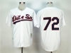 Chicago White Sox #72 Carlton Fisk 1990 Throwback White Jersey