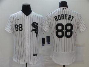 Chicago White Sox #88 Luis Robert White Flex Base Jersey