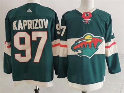 Minnesota Wild #97 Kirill Kaprizov Green Jersey