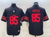 San Francisco 49ers #85 George Kittle Black 2022 Vapor Limited Jersey