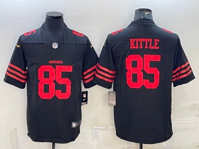 San Francisco 49ers #85 George Kittle Black Vapor Limited Jersey