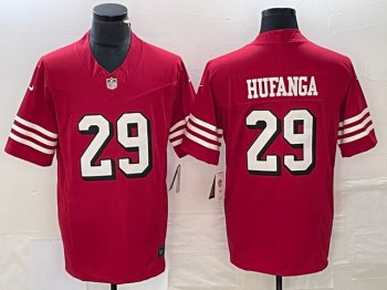 San Francisco 49ers #29 Talanoa Hufanga Alternate Red Vapor F.U.S.E. Limited Jersey