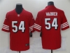San Francisco 49ers #54 Fred Warner Red Alternate Vapor Limited Jersey