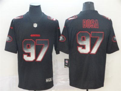 San Francisco 49ers #97 Nick Bosa Black Arch Smoke Limited Jersey