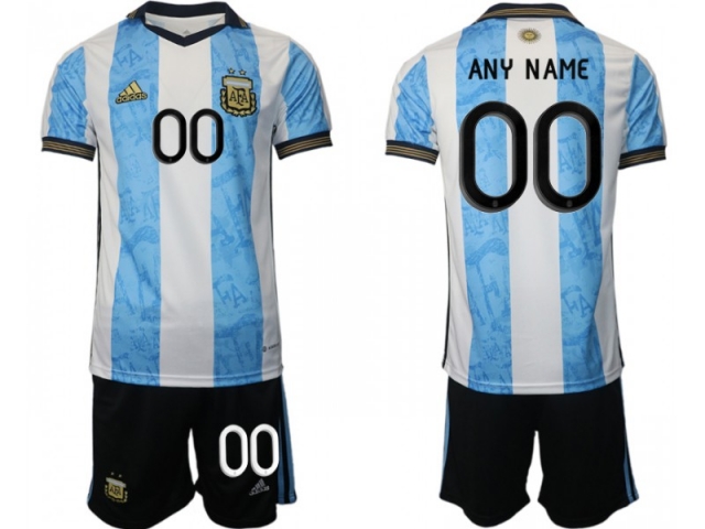 National Argentina #00 Home 2022/23 Soccer Custom Jersey - Click Image to Close