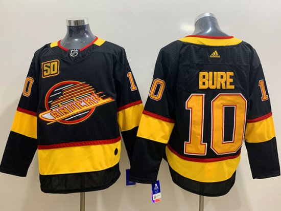 Vancouver Canucks #10 Pavel Bure 2019/20 Black 50th Anniversary Jersey