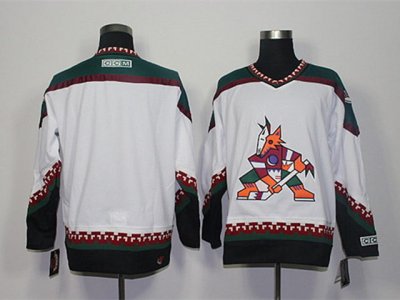 Phoenix Coyotes Blank 1998 CCM Vintage White Jersey