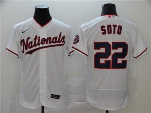 Washington Nationals #22 Juan Soto White Flex Base Jersey