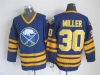 Buffalo Sabres #30 Ryan Miller CCM Vintage Navy Blue Jersey