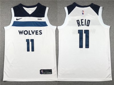 Minnesota Timberwolves #11 Naz Reid White Swingman Jersey