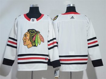 Chicago Blackhawks Blank White Team Jersey