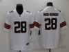 Cleveland Browns #28 Jeremiah Owusu-Koramoah White Vapor Limited Jersey