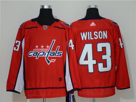 Washington Capitals #43 Tom Wilson Red Jersey|CAPITALS43R18|Washington Capitals