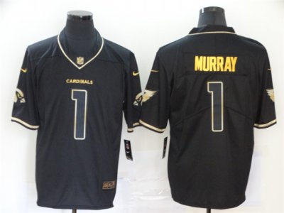 Arizona Cardinals #1 Kyler Murray Black Gold Vapor Limited Jersey