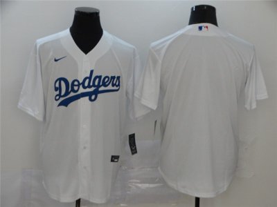 Los Angeles Dodgers Blank White 2020 Cool Base Team Jersey