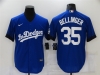 Los Angeles Dodgers #35 Cody Bellinger Royal Blue 2021 City Connect Cool Base Jersey